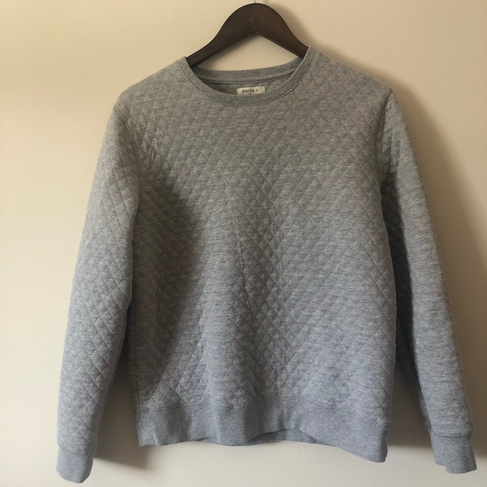 Quilted sweater